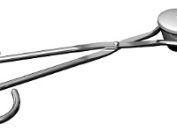 CRUCIBLE TONGS WITH CRUCIBLE  CRUCIBLE TONGS WITH CRUCIBLE