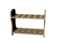 TEST TUBE RACK  TEST TUBE RACK