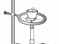 Crucible Heating  burn, hot, ring stand, Bunsen burner, gas, cover, melt