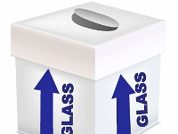 Glass Disposal  safety, sharp cut, waste, dispose, bin, trash, lab, care
