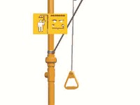 Safety Shower & Eye Wash  water, safety, lab, care, burn, acid, spill, base, fire, skin, eye